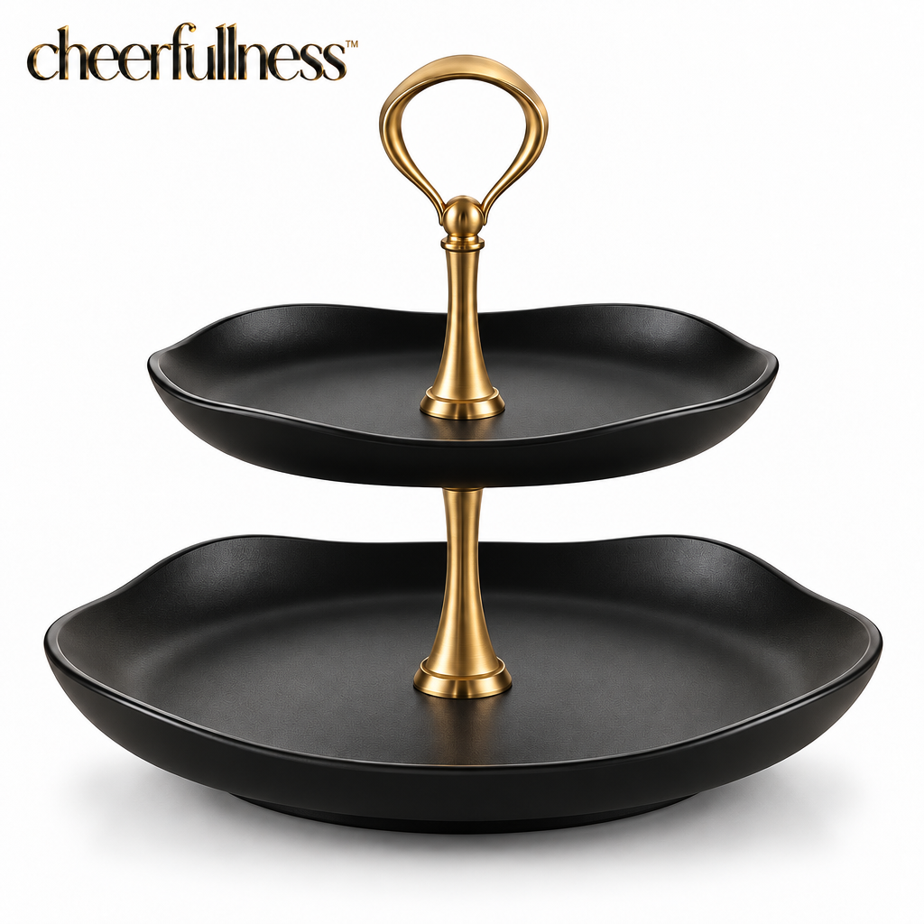 cheerfullness™ Two-Tier Dessert & Pastry Stand